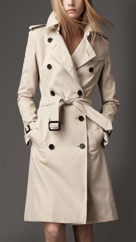 burberry cotton trench coat|Burberry trench coats for women.